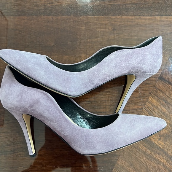 Leather suede designer high heels 👠. - Picture 5 of 6